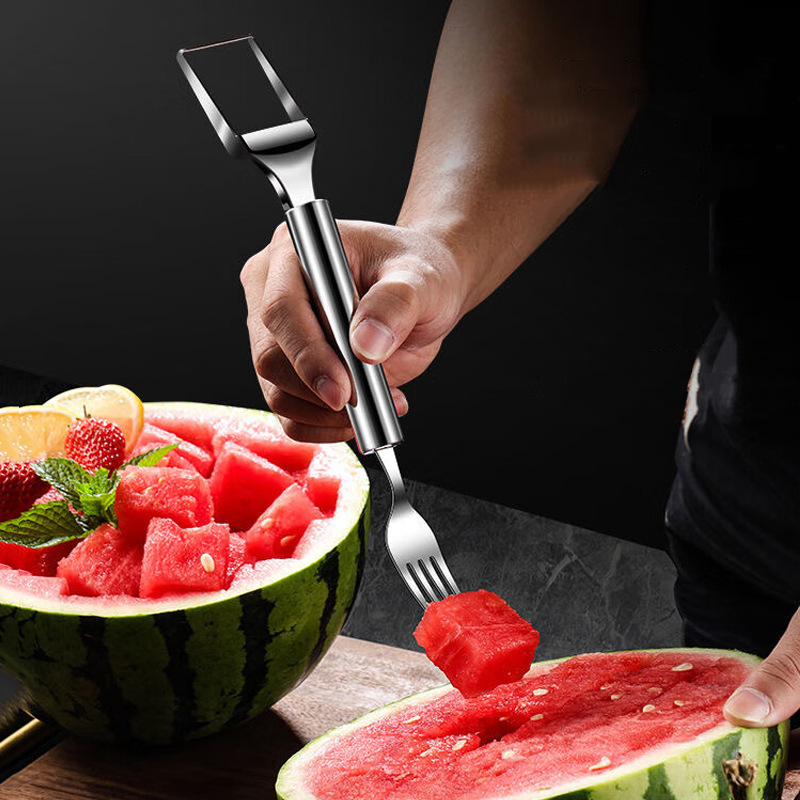 Kitchen Gadgets Cutting Tools - Stainless Steel Watermelon Cutting Tool Functional
