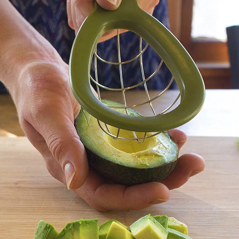 Kitchen Gadgets Cutting Tools - 1PC Avocado slicer and corer Kiwi