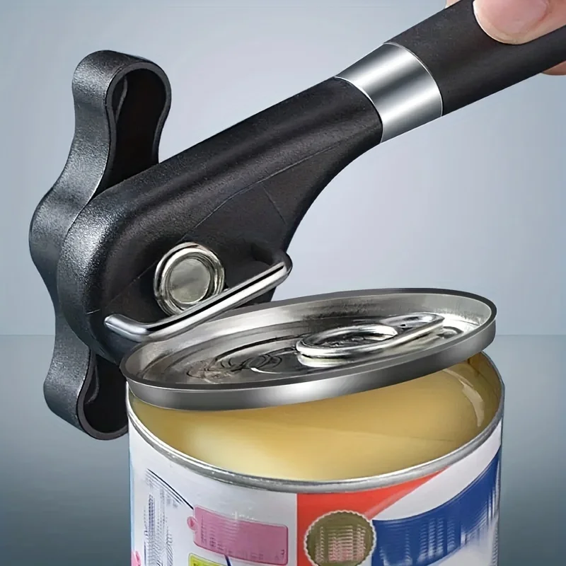 Kitchen Gadgets Cutting Tools - Safe Plastic Hand-actuated Can Opener Safety