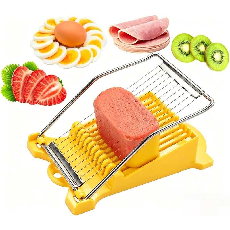 Kitchen Gadgets Cutting Tools - Ham Slicer Stainless Steel Luncheon Meat