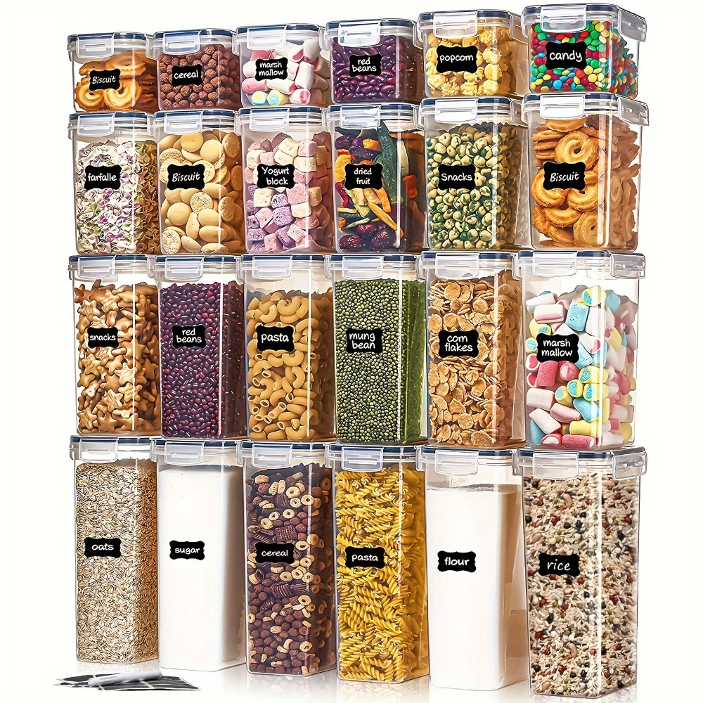 24Pcs Food Storage Containers  - Kitchen Handy Gadgets ulasan dan harga