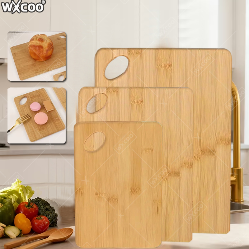 3pcs Bamboo Cutting Board Set  - Bamboo Cutting Board ulasan dan harga