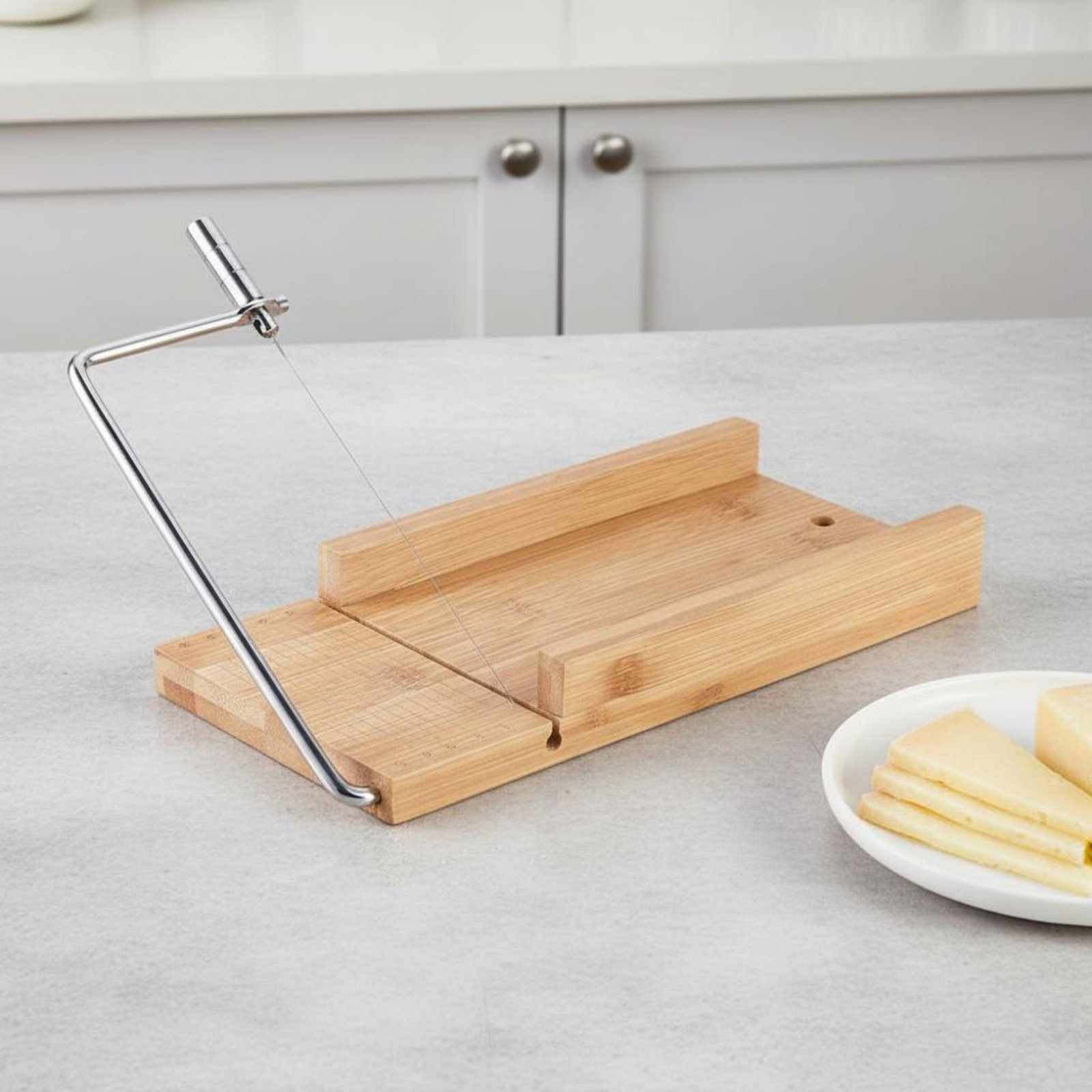 Wire Cutter Board Cuts Smoothl - Bamboo Cutting Board ulasan dan harga
