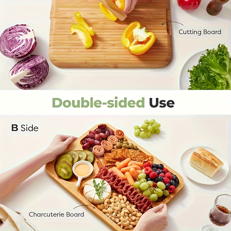 Bamboo Cutting Board with Lid  - Bamboo Cutting Board ulasan dan harga