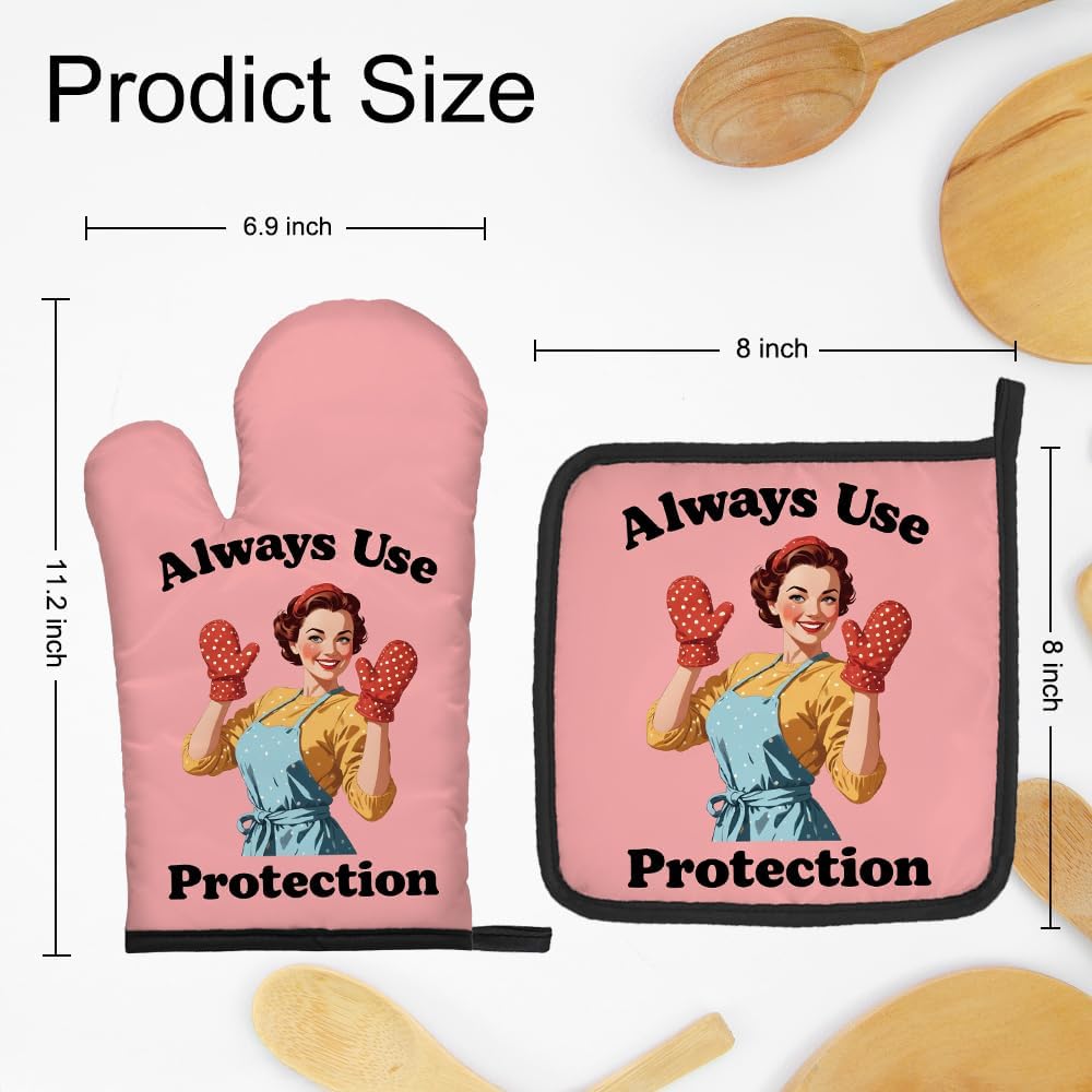 Always Use Protection Funny Ov - Funny Kitchen Gadgets Gifts ulasan dan harga