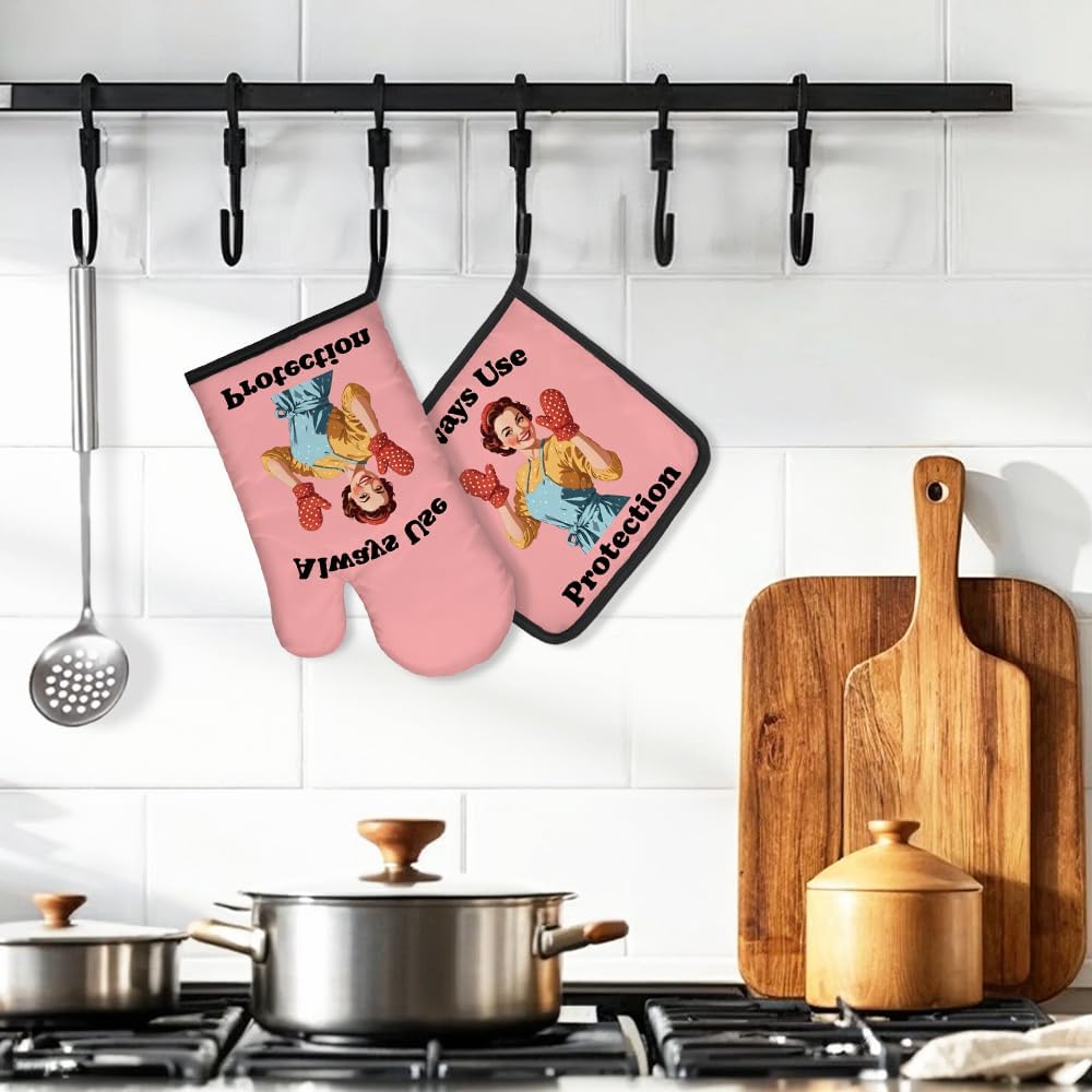 Always Use Protection Funny Ov - Funny Kitchen Gadgets Gifts ulasan dan harga