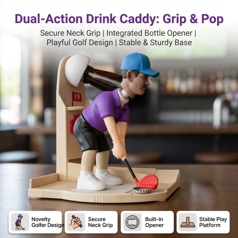 Novelty Golf Player Shaped Bee - Funny Kitchen Gadgets Gifts ulasan dan harga