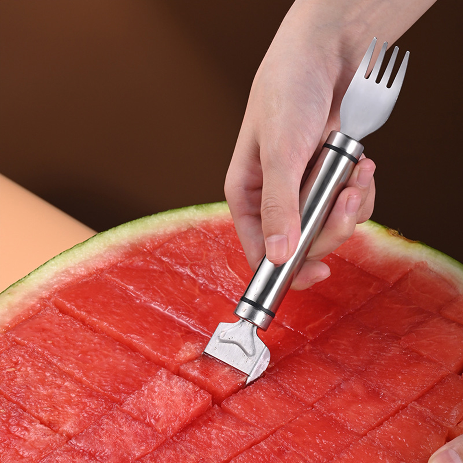 Stainless Steel Watermelon Cut - Kitchen Gadgets Cutting Tools ulasan dan harga