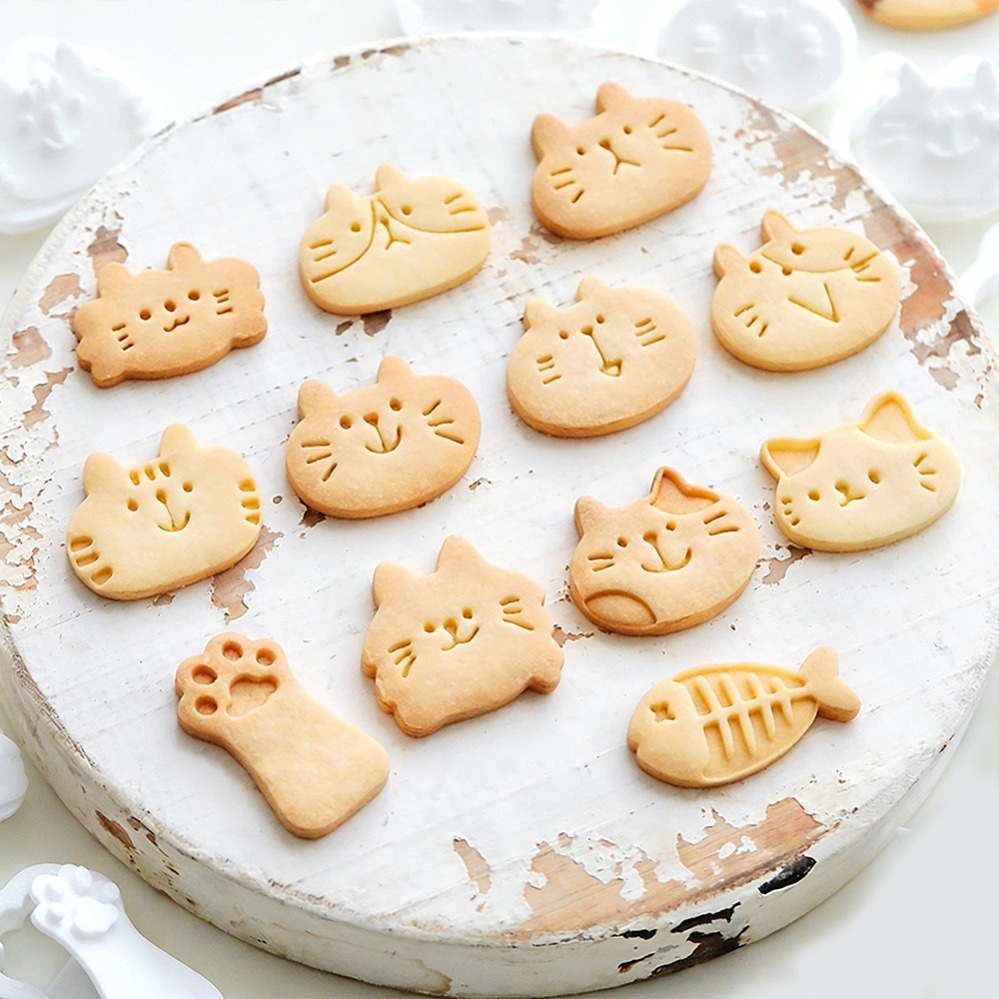 Cute Kitten DIY Stamp Cookie C - Kitchen Handy Gadgets ulasan dan harga