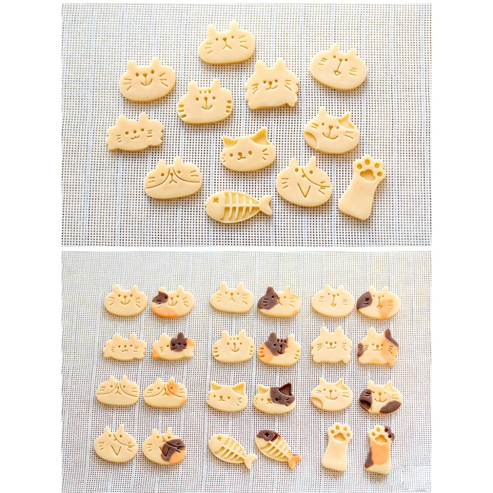 Cute Kitten DIY Stamp Cookie C - Kitchen Handy Gadgets ulasan dan harga