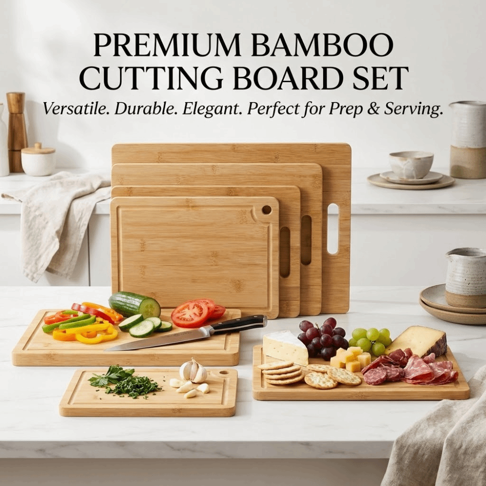 Eco-Friendly Bamboo Wooden Cut - Bamboo Cutting Board ulasan dan harga