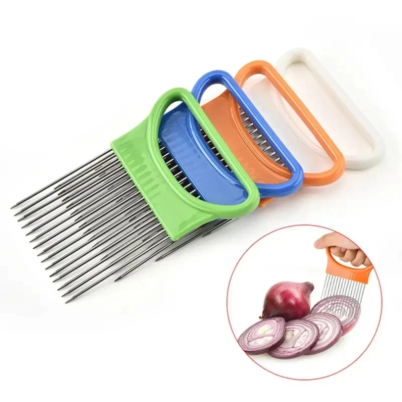 Stainless Steel Onion Cutter H - Kitchen Gadgets Cutting Tools ulasan dan harga