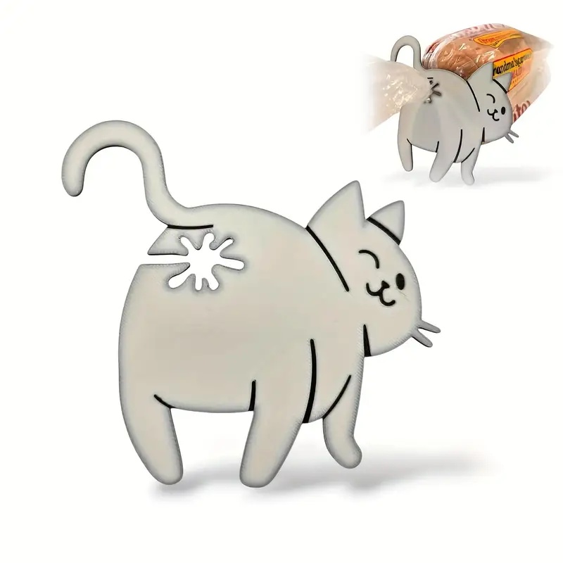 2pcs Funny Cat Butt Bag Clip,  - Funny Kitchen Gadgets Gifts ulasan dan harga