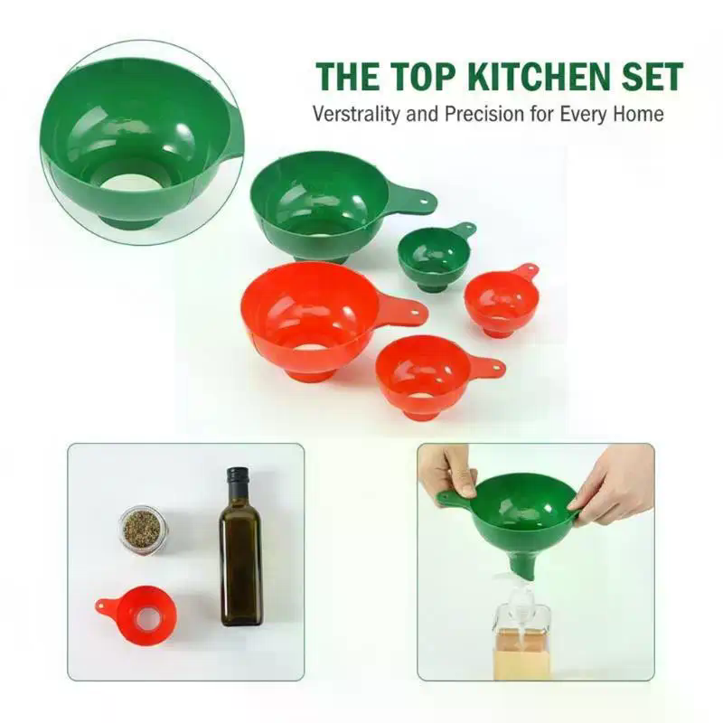 2pcs/set Wide Mouth Funnel Pla - Kitchen Gadgets Popular ulasan dan harga